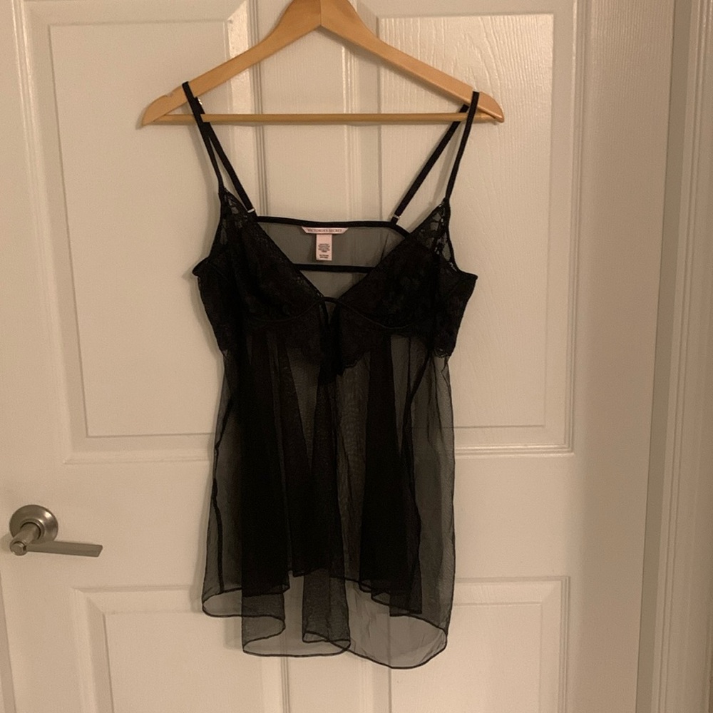 Victoria’s Secret Babydoll Lingerie Mesh Slip Size XL